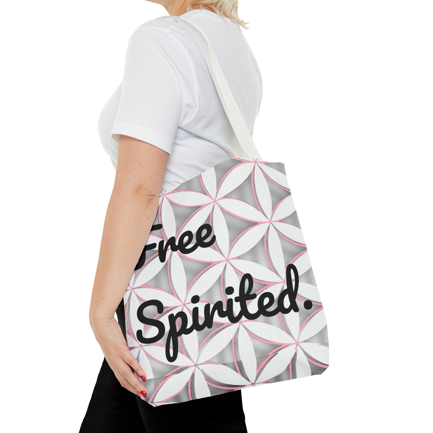 Free Spirited Flower of Life Logo Tote Bag
