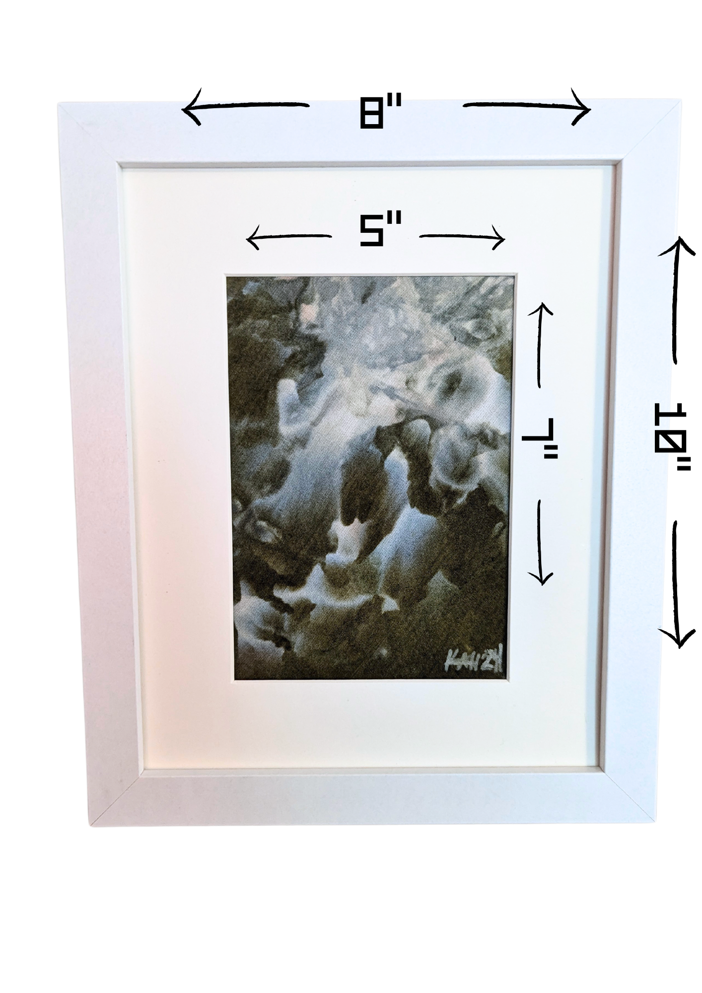 Framed Originals 8"x10" Ready to Hang Wall Art