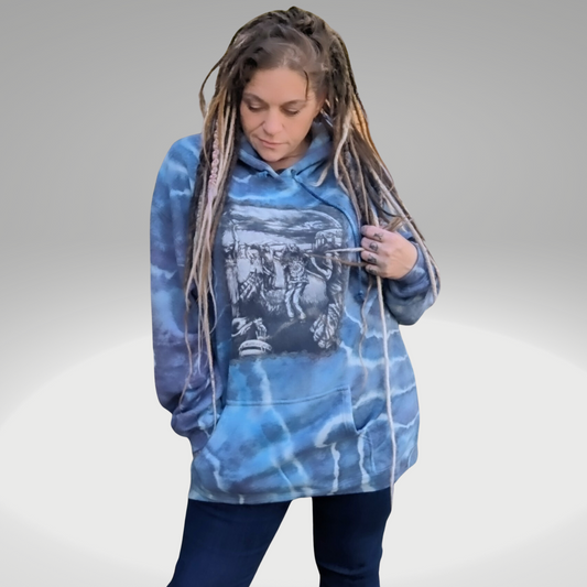 2X Painted Sky Printed Art Unisex Pullover Hoodie Choice of 2 colors
