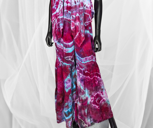 Large Tribal Flow SuperWide Tiered Pants